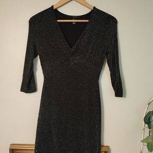Sparkly black and silver forever 21 dress